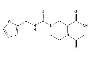 N-(2-furfuryl)-6,9-diketo-1,3,4,7,8,9a-hexahydropyrazino[1,2-a]pyrazine-2-carboxamide