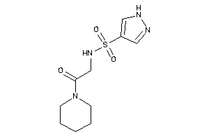 N-(2-keto-2-piperidino-ethyl)-1H-pyrazole-4-sulfonamide