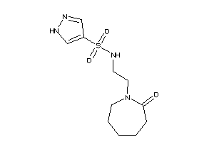 N-[2-(2-ketoazepan-1-yl)ethyl]-1H-pyrazole-4-sulfonamide