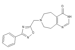 7-[(3-phenyl-1,2,4-oxadiazol-5-yl)methyl]-5,6,8,9-tetrahydro-3H-pyrimido[4,5-d]azepin-4-one