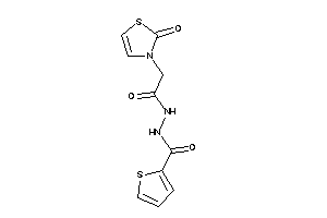 N'-[2-(2-keto-4-thiazolin-3-yl)acetyl]thiophene-2-carbohydrazide