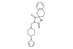 3-[(4-pyrrol-1-ylpiperidino)methyl]spiro[imidazolidine-5,2'-tetralin]-2,4-quinone