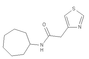 N-cycloheptyl-2-thiazol-4-yl-acetamide