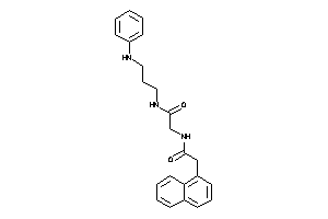 Image of N-(3-anilinopropyl)-2-[[2-(1-naphthyl)acetyl]amino]acetamide