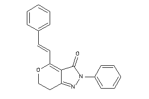 2-phenyl-4-styryl-6,7-dihydropyrano[4,3-c]pyrazol-3-one