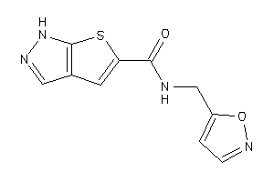 N-(isoxazol-5-ylmethyl)-1H-thieno[2,3-c]pyrazole-5-carboxamide