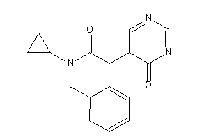 N-benzyl-N-cyclopropyl-2-(4-keto-5H-pyrimidin-5-yl)acetamide