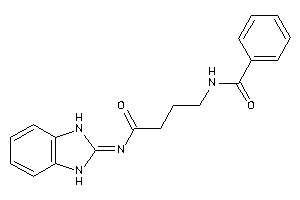 N-[4-(1,3-dihydrobenzimidazol-2-ylideneamino)-4-keto-butyl]benzamide