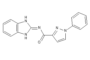Image of N-(1,3-dihydrobenzimidazol-2-ylidene)-1-phenyl-pyrazole-3-carboxamide