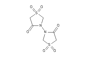 Image of 1,1-diketo-3-(1,1,4-triketo-1,3-thiazolidin-3-yl)-1,3-thiazolidin-4-one