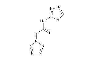 N-(1,3,4-thiadiazol-2-yl)-2-(1,2,4-triazol-1-yl)acetamide