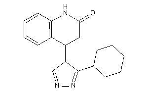 Image of 4-(3-cyclohexyl-4H-pyrazol-4-yl)-3,4-dihydrocarbostyril