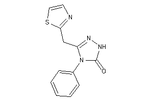 4-phenyl-3-(thiazol-2-ylmethyl)-1H-1,2,4-triazol-5-one