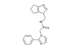 Image of 2-(2-phenylimidazol-1-yl)-N-(3,4,5,6-tetrahydrocyclopenta[c]pyrazol-3-ylmethyl)acetamide