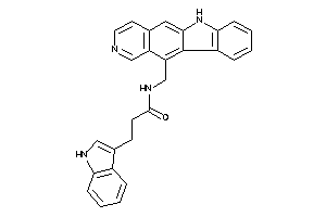 3-(1H-indol-3-yl)-N-(6H-pyrido[4,3-b]carbazol-11-ylmethyl)propionamide