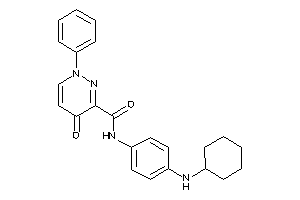 N-[4-(cyclohexylamino)phenyl]-4-keto-1-phenyl-pyridazine-3-carboxamide