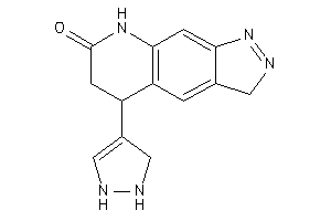 5-(3-pyrazolin-4-yl)-3,5,6,8-tetrahydropyrazolo[4,3-g]quinolin-7-one