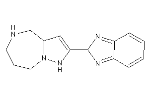 2-(2H-benzimidazol-2-yl)-3a,4,5,6,7,8-hexahydro-1H-pyrazolo[1,5-a][1,4]diazepine