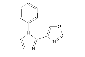 4-(1-phenylimidazol-2-yl)oxazole