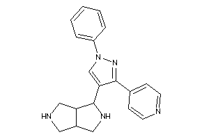 4-[1-phenyl-3-(4-pyridyl)pyrazol-4-yl]-1,2,3,3a,4,5,6,6a-octahydropyrrolo[3,4-c]pyrrole