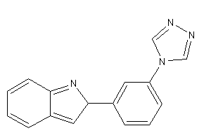 2-[3-(1,2,4-triazol-4-yl)phenyl]-2H-indole