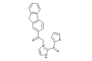 1-(9H-fluoren-2-yl)-2-[2-(2-thenoyl)-1H-imidazol-3-ium-3-yl]ethanone