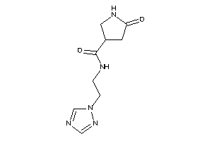 5-keto-N-[2-(1,2,4-triazol-1-yl)ethyl]pyrrolidine-3-carboxamide