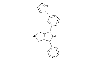 6-phenyl-4-(3-pyrazol-1-ylphenyl)-1,2,3,3a,4,5,6,6a-octahydropyrrolo[3,4-c]pyrrole