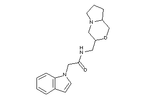 N-(3,4,6,7,8,8a-hexahydro-1H-pyrrolo[2,1-c][1,4]oxazin-3-ylmethyl)-2-indol-1-yl-acetamide