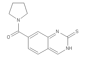Pyrrolidino-(2-thioxo-3H-quinazolin-7-yl)methanone