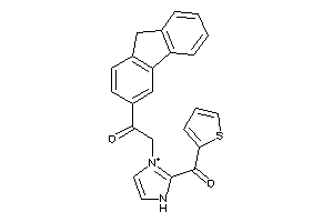 1-(9H-fluoren-3-yl)-2-[2-(2-thenoyl)-1H-imidazol-3-ium-3-yl]ethanone