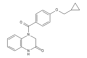 4-[4-(cyclopropylmethoxy)benzoyl]-1,3-dihydroquinoxalin-2-one