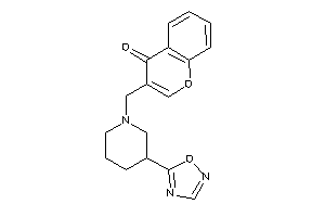 3-[[3-(1,2,4-oxadiazol-5-yl)piperidino]methyl]chromone