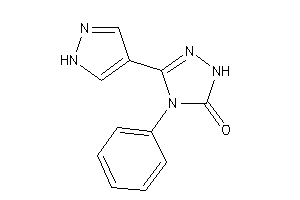 4-phenyl-3-(1H-pyrazol-4-yl)-1H-1,2,4-triazol-5-one