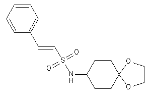 N-(1,4-dioxaspiro[4.5]decan-8-yl)-2-phenyl-ethenesulfonamide