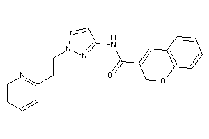 N-[1-[2-(2-pyridyl)ethyl]pyrazol-3-yl]-2H-chromene-3-carboxamide