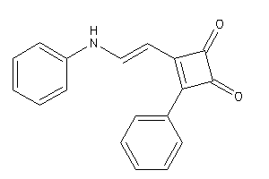 3-(2-anilinovinyl)-4-phenyl-cyclobut-3-ene-1,2-quinone