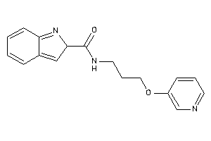 N-[3-(3-pyridyloxy)propyl]-2H-indole-2-carboxamide