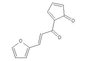 Image of 2-[3-(2-furyl)acryloyl]cyclopenta-2,4-dien-1-one
