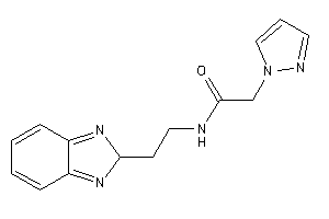 N-[2-(2H-benzimidazol-2-yl)ethyl]-2-pyrazol-1-yl-acetamide