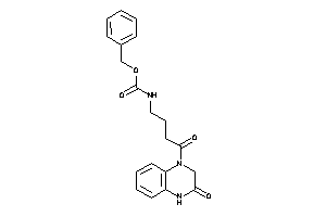 N-[4-keto-4-(3-keto-2,4-dihydroquinoxalin-1-yl)butyl]carbamic Acid Benzyl Ester