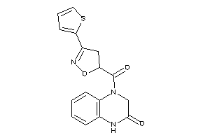 4-[3-(2-thienyl)-2-isoxazoline-5-carbonyl]-1,3-dihydroquinoxalin-2-one