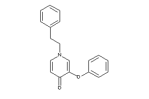 1-phenethyl-3-phenoxy-4-pyridone