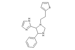 2-[5-phenyl-3-[2-(2-thienyl)ethyl]imidazolidin-4-yl]-1H-imidazole