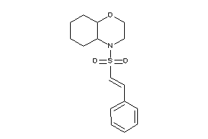 4-styrylsulfonyl-2,3,4a,5,6,7,8,8a-octahydrobenzo[b][1,4]oxazine