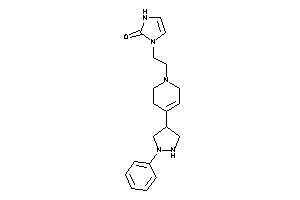 Image of 1-[2-[4-(1-phenylpyrazolidin-4-yl)-3,6-dihydro-2H-pyridin-1-yl]ethyl]-4-imidazolin-2-one