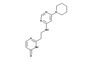 2-[2-[(6-piperidinopyrimidin-4-yl)amino]ethyl]-1H-pyrimidin-6-one