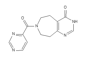Image of 7-(pyrimidine-4-carbonyl)-5,6,8,9-tetrahydro-3H-pyrimido[4,5-d]azepin-4-one