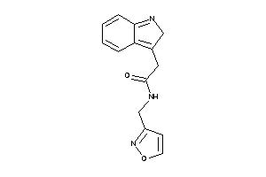 2-(2H-indol-3-yl)-N-(isoxazol-3-ylmethyl)acetamide