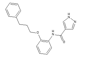 N-[2-(3-phenylpropoxy)phenyl]-1H-pyrazole-4-carboxamide